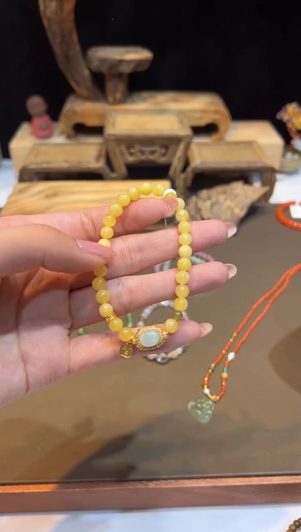 未镶嵌琥珀手饰手饰@@E7127