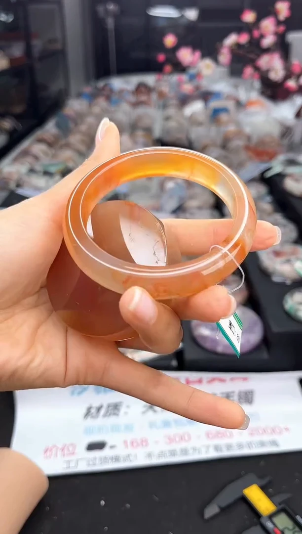 石英质玉手镯未镶嵌60圈口（赠送镯心）S939071