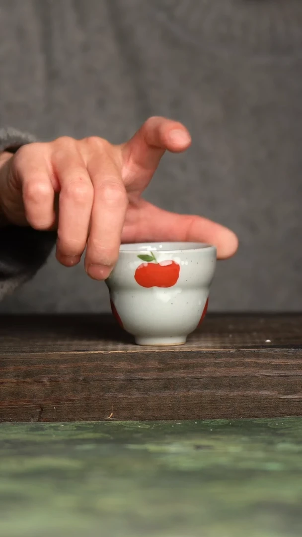 【闪购商品】杯青诗手工手绘瓷器