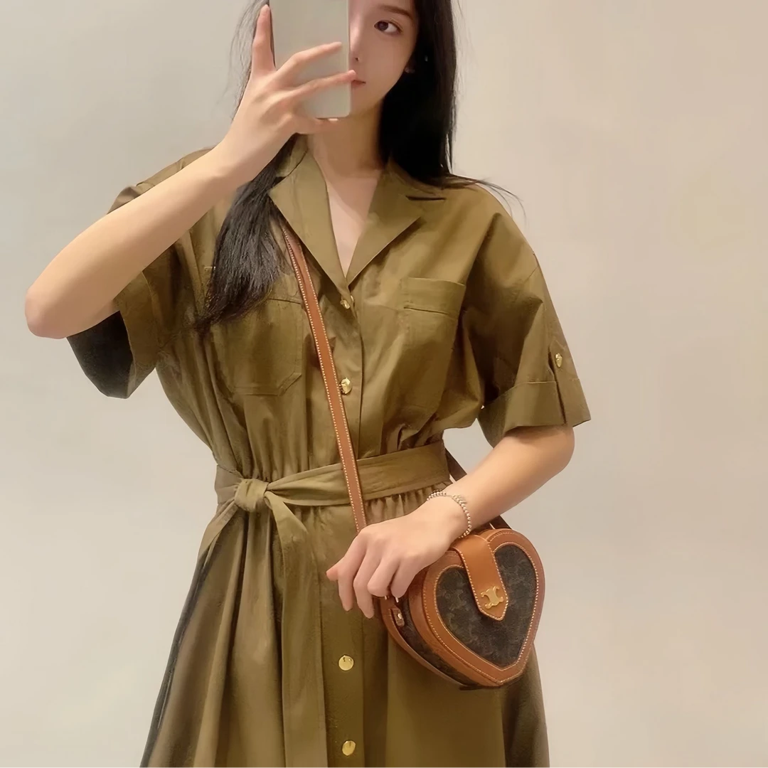 全新未使用 Celine/思琳 双双臻选/vv00667/思琳连衣裙/38码