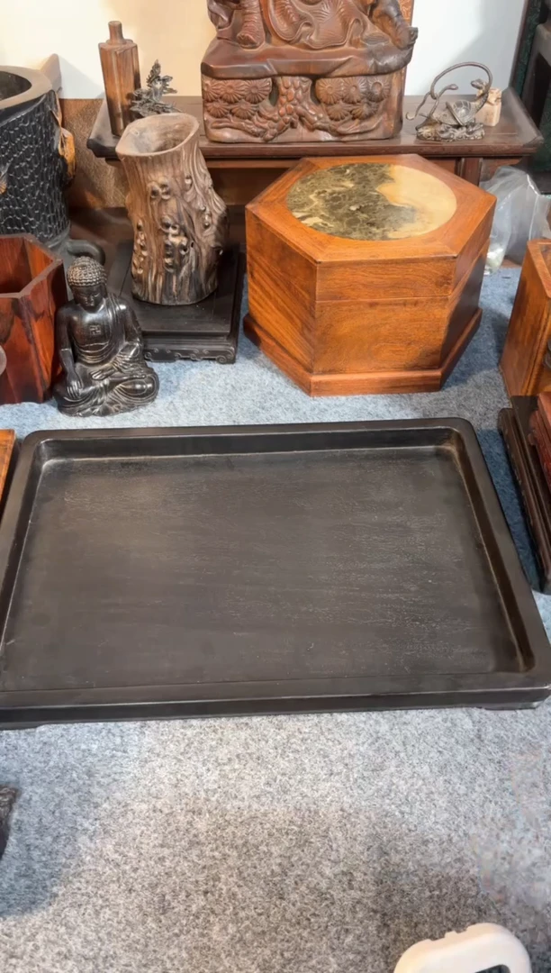 【闪购商品】贡木老五旧藏茶盘