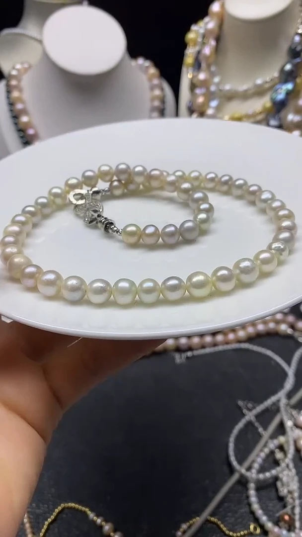 颈饰未镶嵌淡水珍珠多人