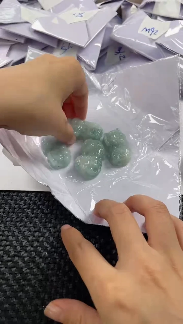 颈饰未镶嵌翡翠6（多样性发一件）貔貅