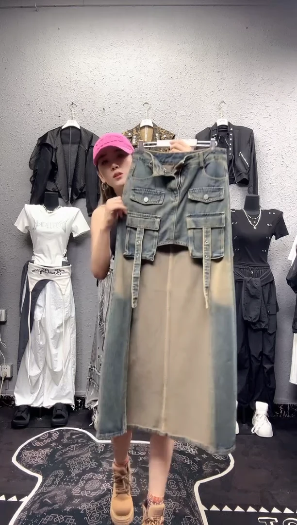 牛仔裙有码数自己备注