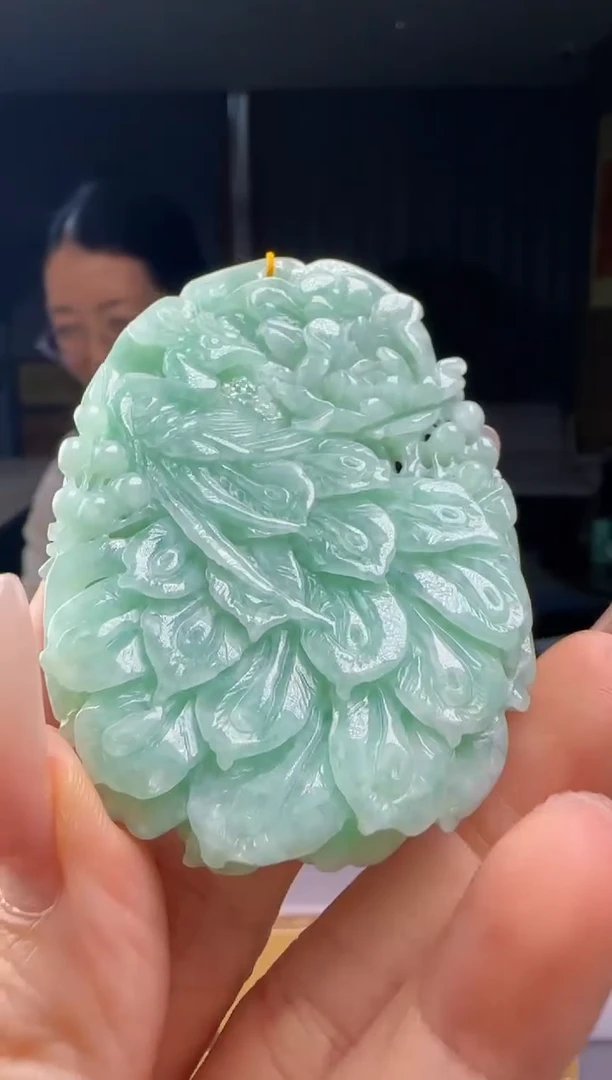 翡翠未镶嵌颈饰YJ@@960Q3J19799