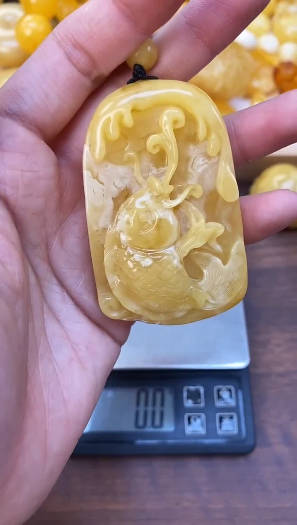 裸石琥珀未镶嵌天然琥珀蜜蜡