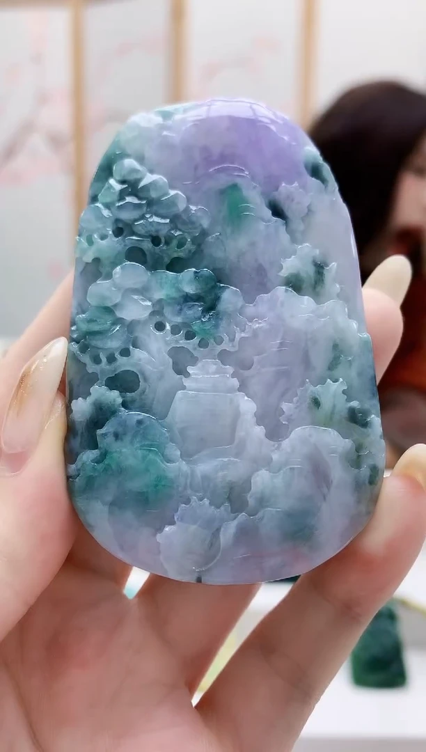 未镶嵌定制翡翠4829jw-毛货挂件97