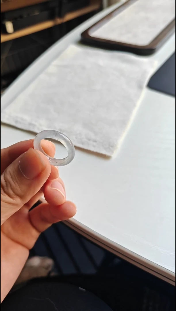 未镶嵌戒圈翡翠C****雨2翡翠戒圈未镶嵌10号