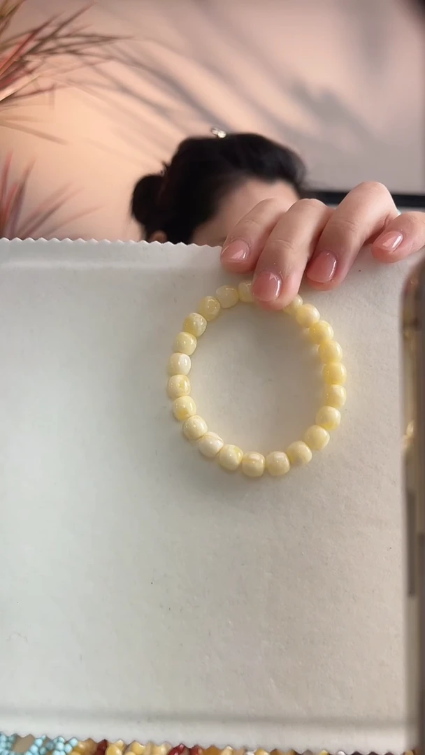 手串蜜蜡未镶嵌原矿蜜蜡手串