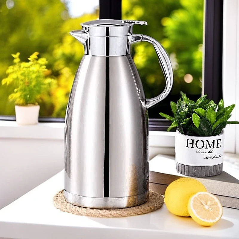ZZ-304加厚不锈钢保温水壶家用开热水瓶大容量罗马保温瓶鸭嘴款