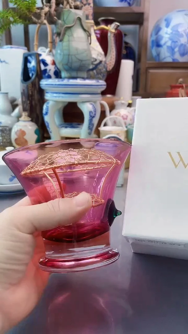 瓷片和光琉璃花器