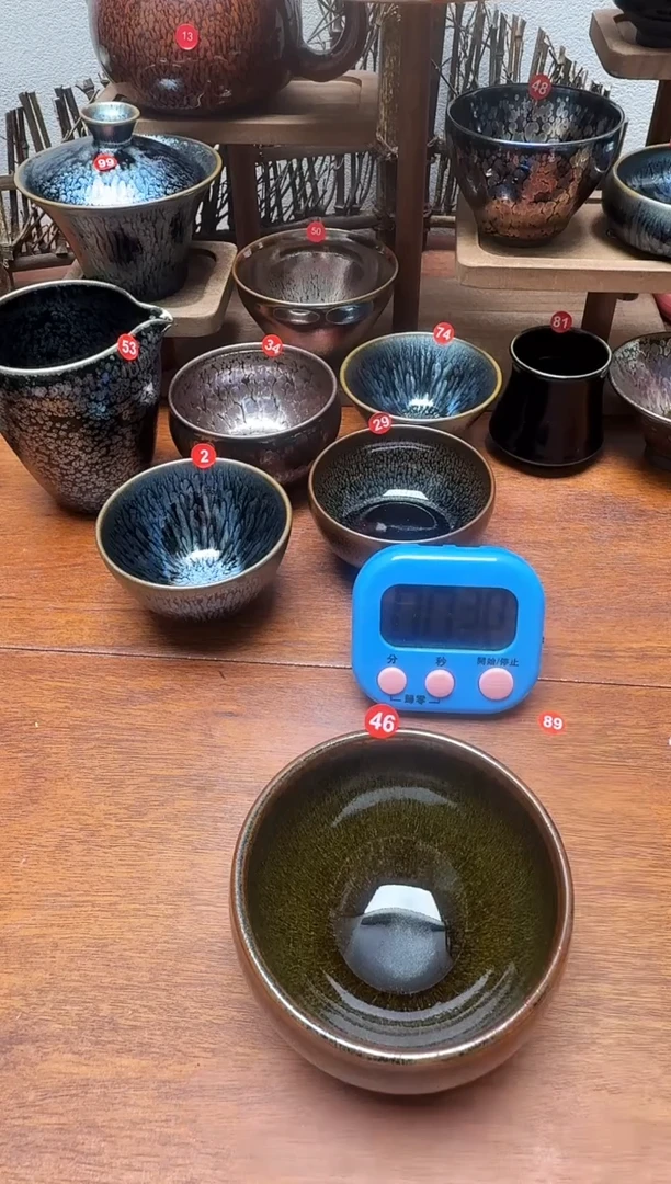 茶盏老***⁸46号建盏工匠茶器