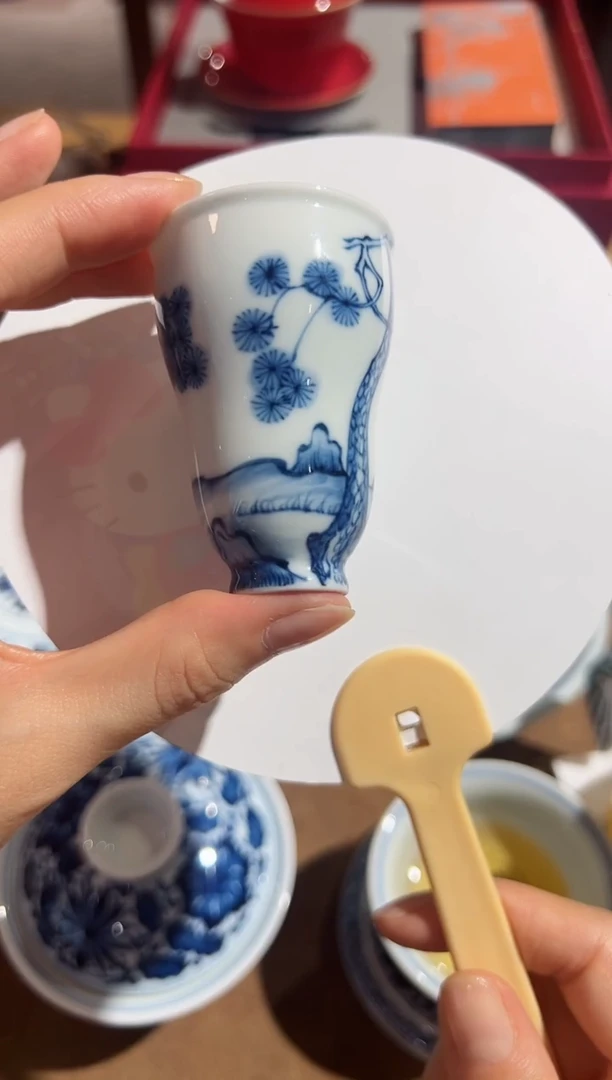 雨后 湛蓝系列 不染尘 闻香杯