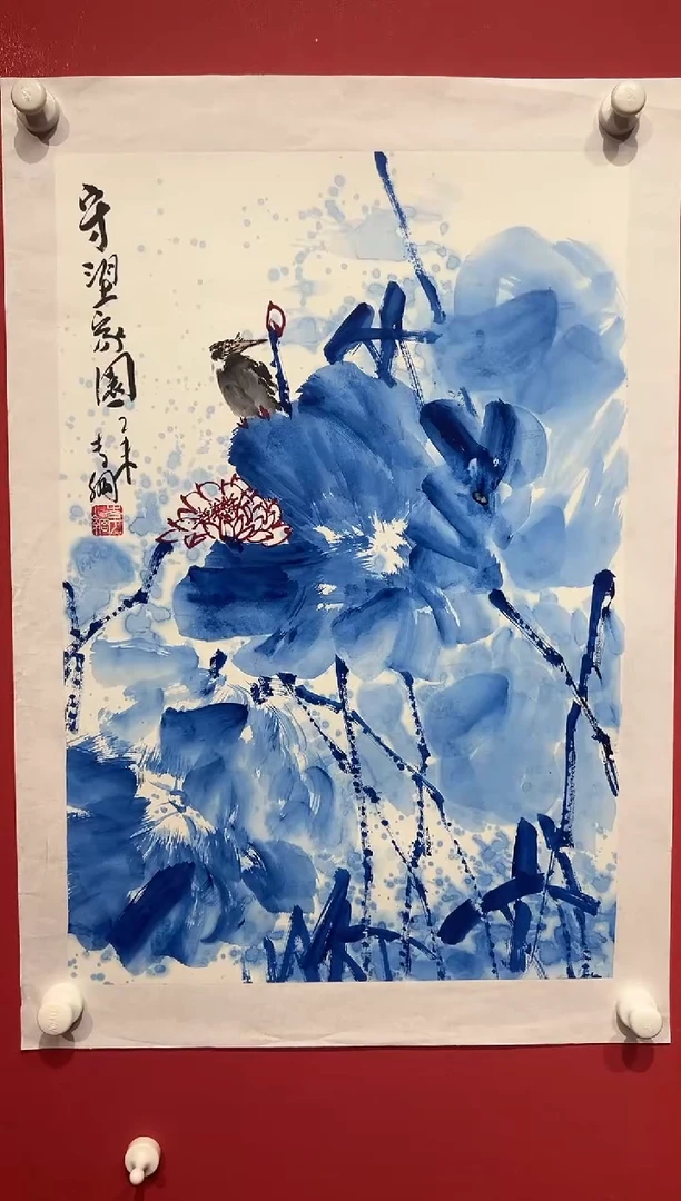 国画李纲-2.7平尺-国画作品