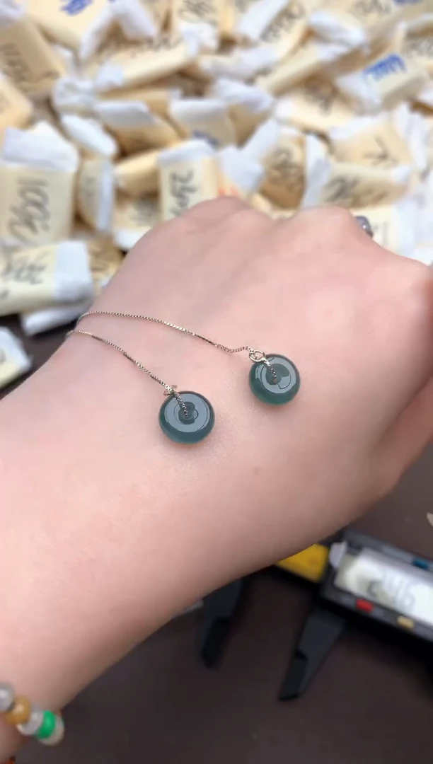 【闪购商品】翡翠挂件银S925镶嵌   一