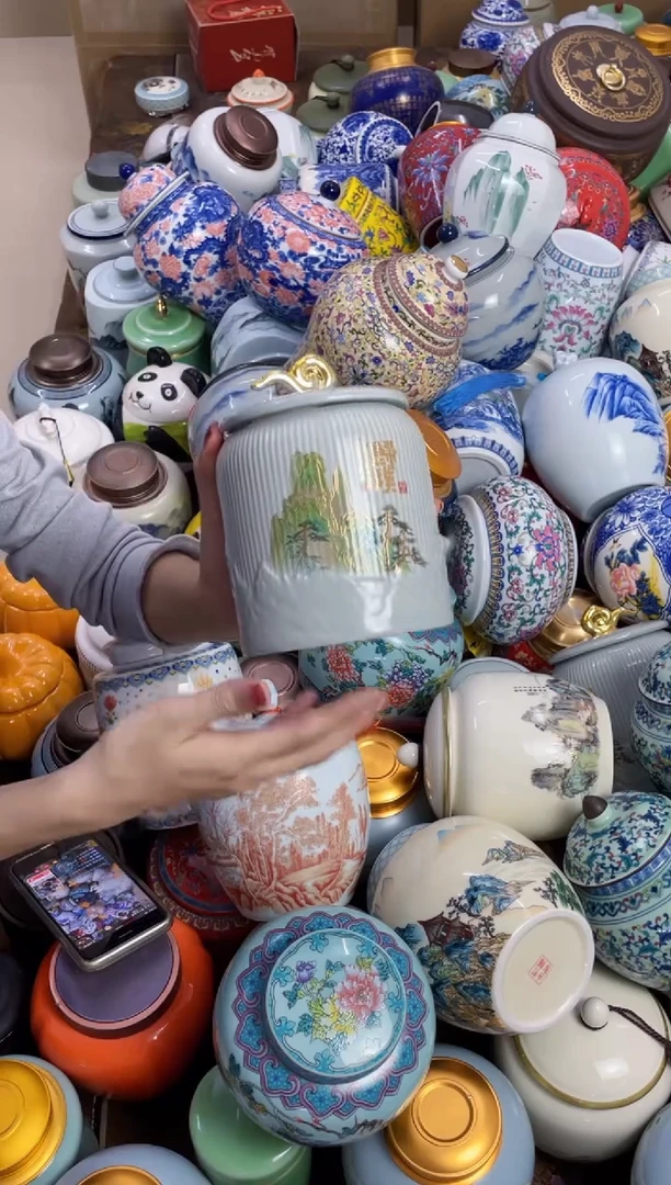 孤品茶叶罐密封罐储物罐直播间临时链接浮力