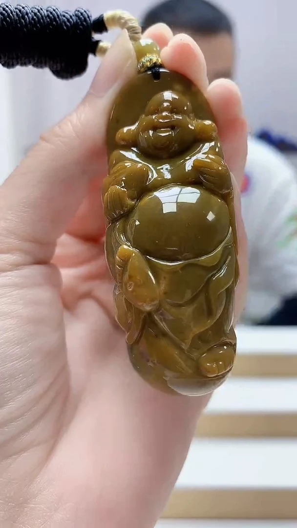 未镶嵌定制翡翠4898zm-毛货挂件197