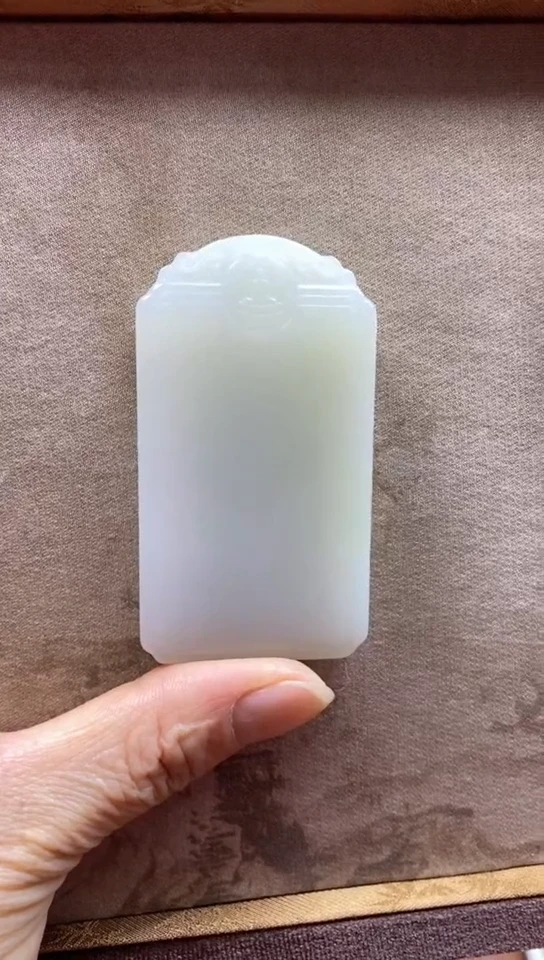 【闪购商品】和田玉（糖玉）颈饰未镶嵌精品和田玉平安牌