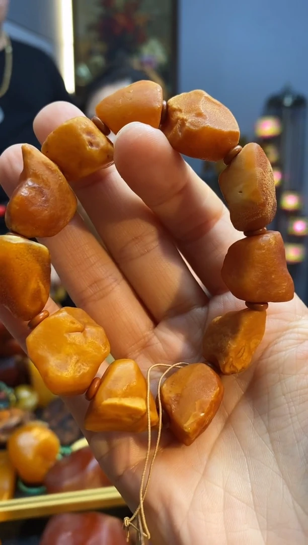 手链琥珀未镶嵌手串