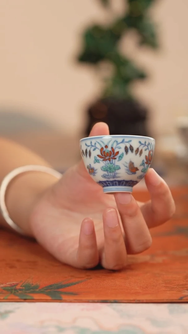 源明清忆满池娇小杯