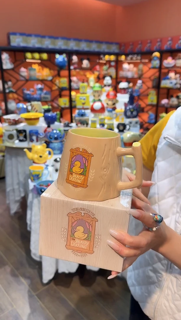 瓷片@@魔法奇缘小黄鸭陶瓷杯（礼盒）