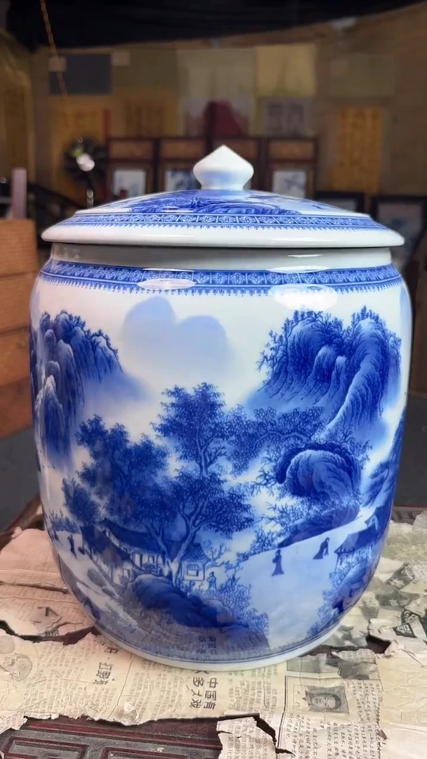 摆件景德镇陶瓷中式摆件