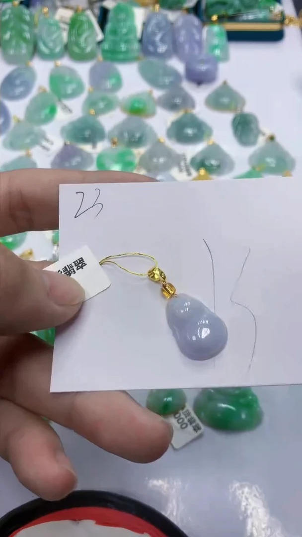 颈饰未镶嵌翡翠天然缅甸翡翠A货