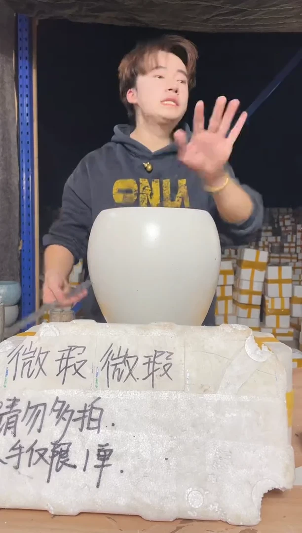 紫砂花盆宜兴紫砂粗陶花盆20*22