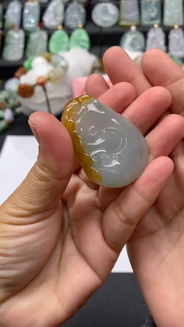 【闪购商品】翡翠颈饰未镶嵌挂件