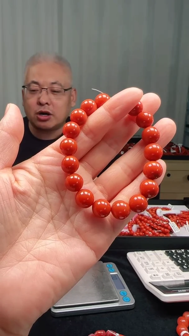 未镶嵌多样性发一件南红玛瑙【云端】11mm保山圆珠单圈