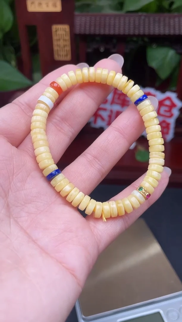 手串蜜蜡未镶嵌手串M007多样性发其一