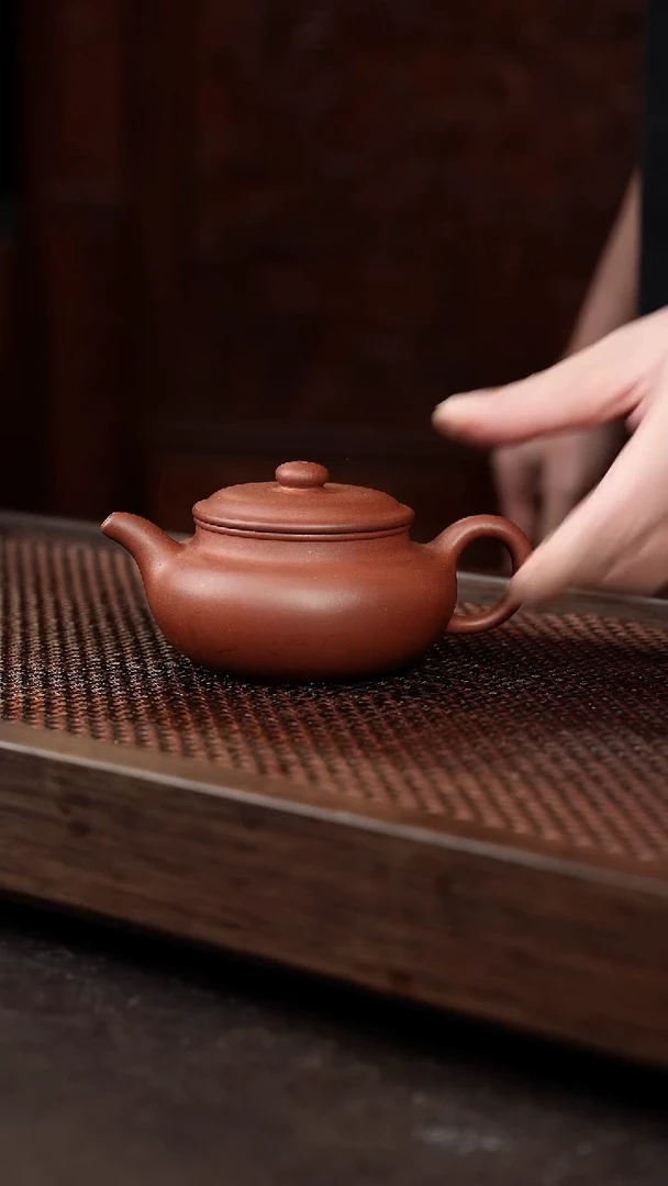 茶壶紫砂底槽清扁腹+矿标证书