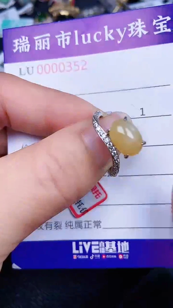 颈饰银S925镶嵌翡翠0352
