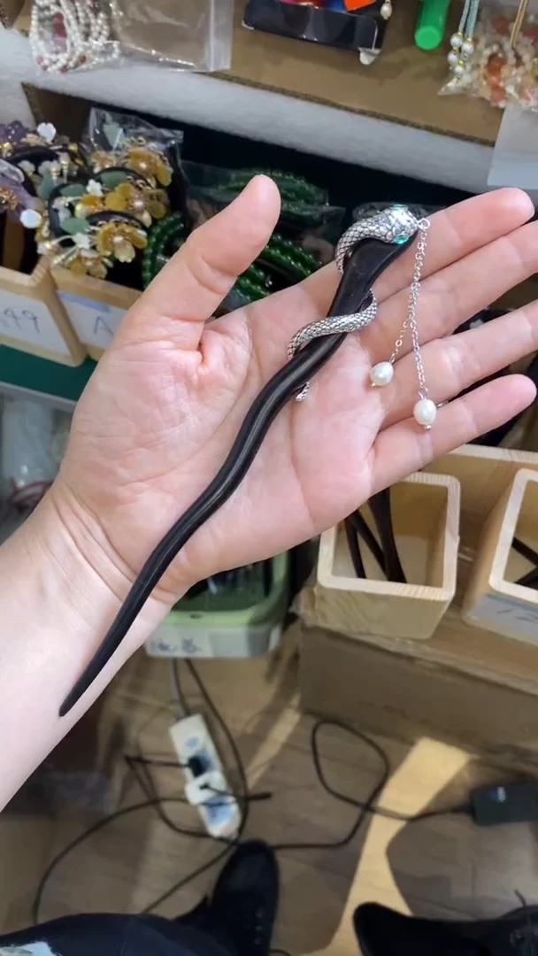 非金属木质美丽发簪