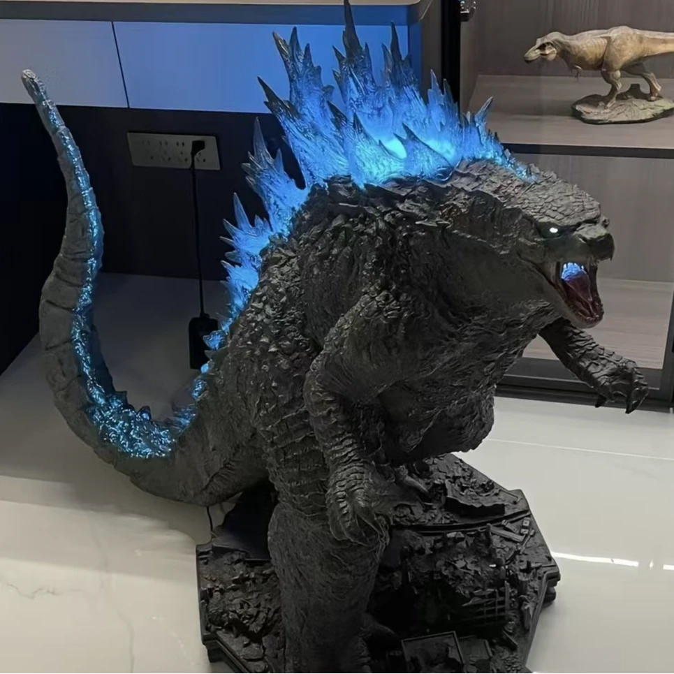【全款现货】哥斯拉高50cm长60cm 可发光有底座 模型手办摆件