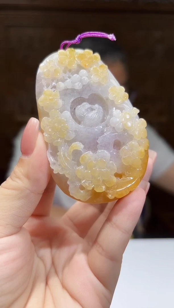 未镶嵌定制翡翠13/0926/C/发其一件/花