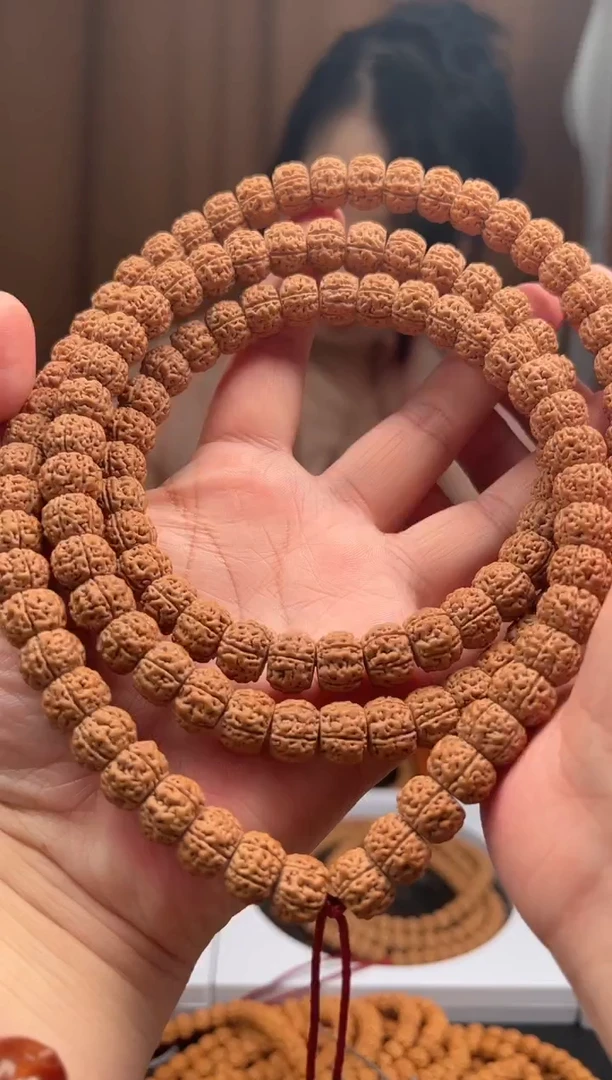 金刚菩提把件12mm-藏式盘龙小金刚108脖挂