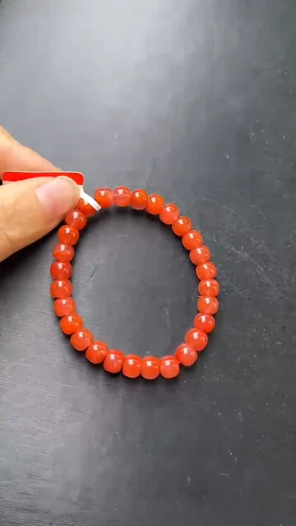 未镶嵌手串南红玛瑙南红老型手串7m+ M58074