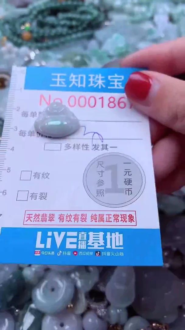 吊坠(不含链)未镶嵌翡翠1867