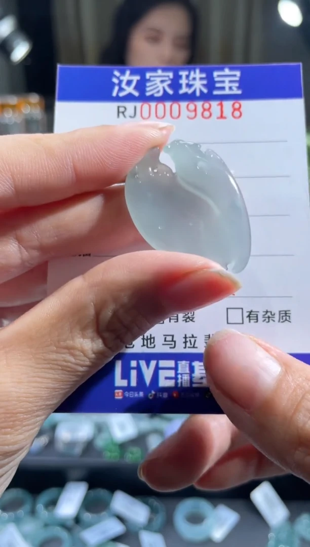 未镶嵌挂件翡翠9818