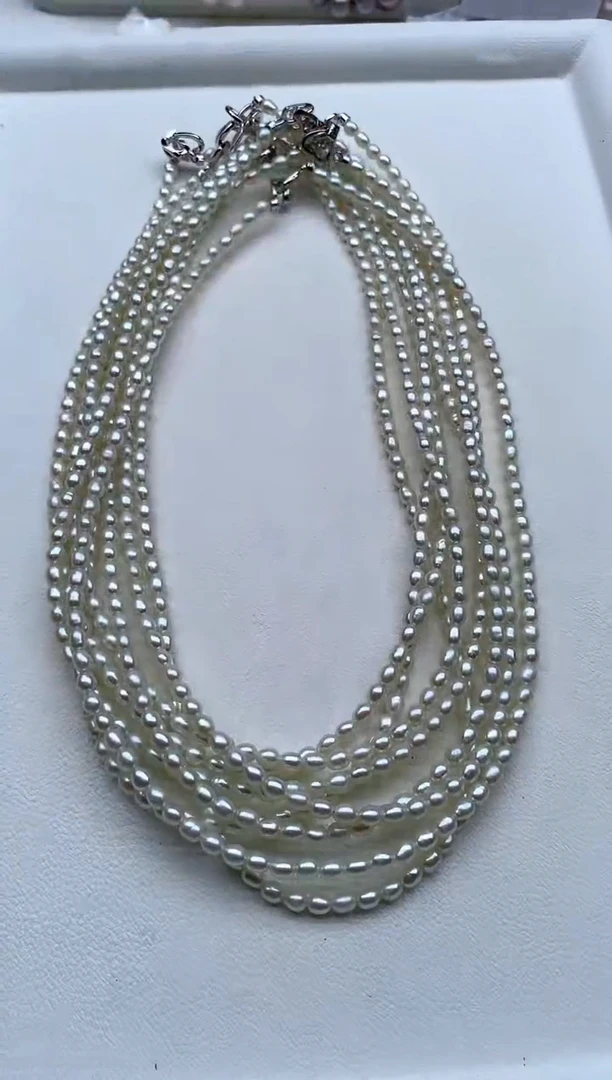 项链合金淡水珍珠多样性发其一，非无暇