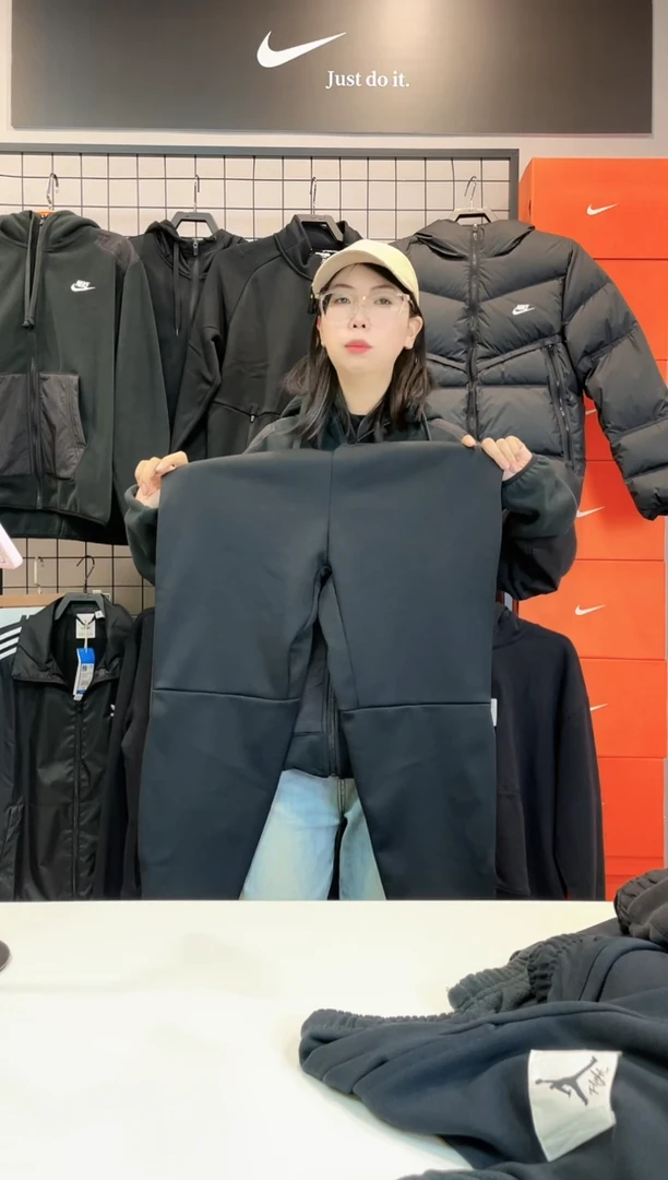 2123 华夫格子长裤L码130-150斤 不退换