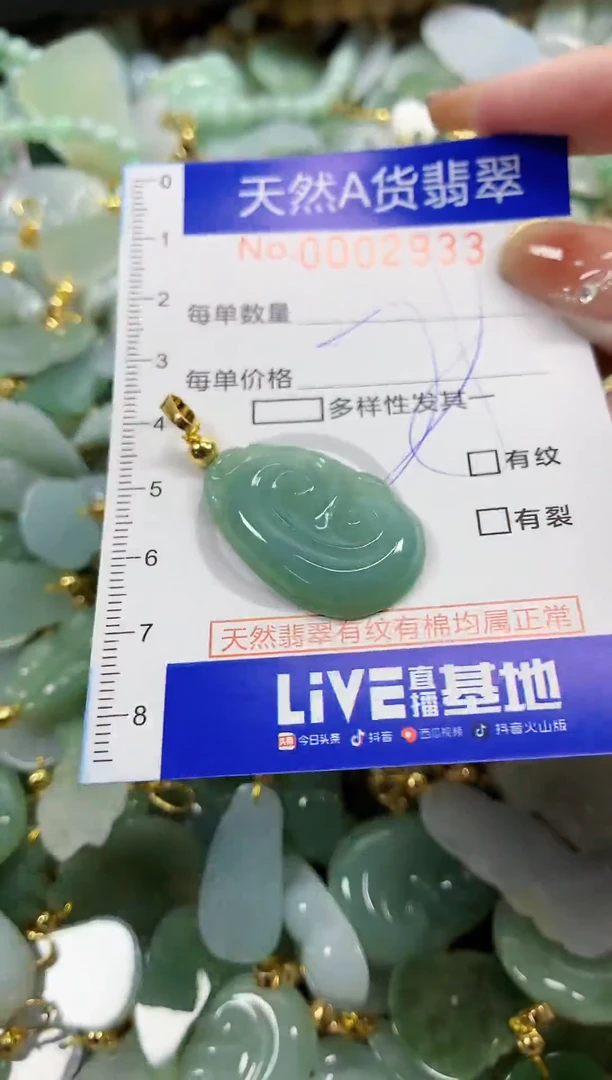 颈饰未镶嵌翡翠天然A货翡翠