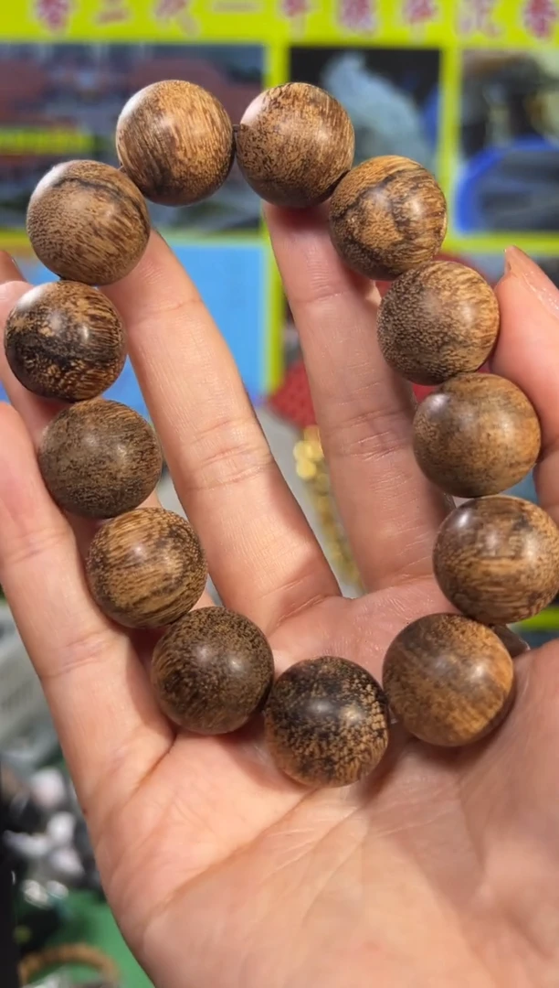 【闪购商品】沉香手串95号1.9+44克富森红土多样性发一