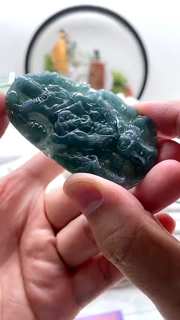 颈饰未镶嵌翡翠普贤