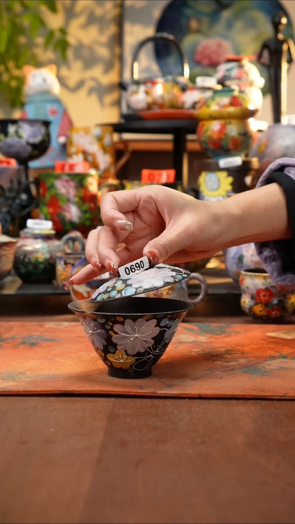 瓷片景德镇手工手绘690