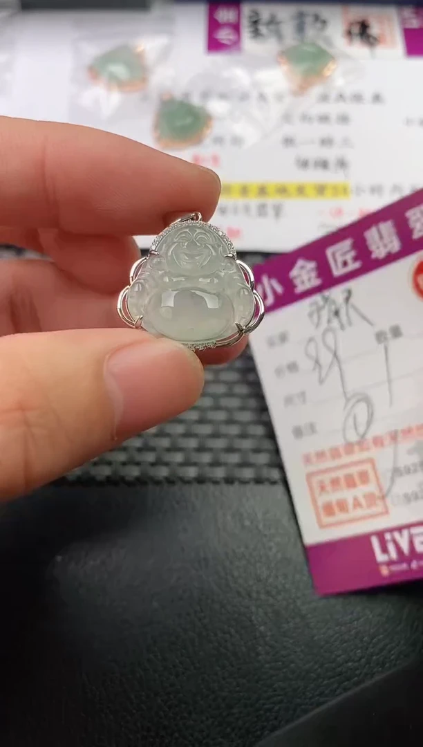 翡翠银S925镶嵌颈饰·