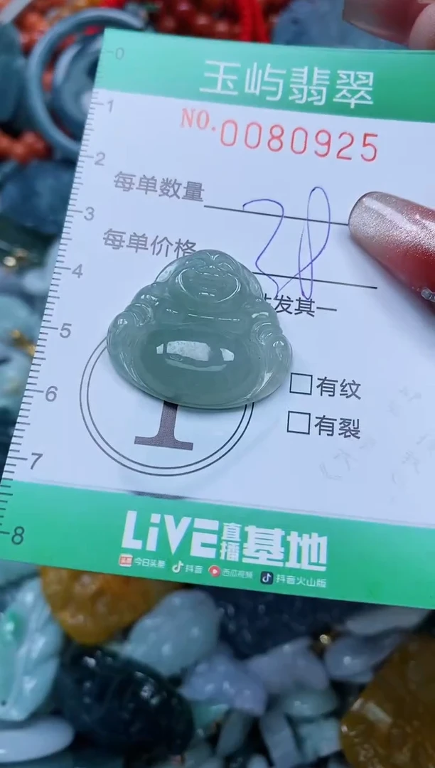 【闪购商品】翡翠颈饰未镶嵌闪购0080925