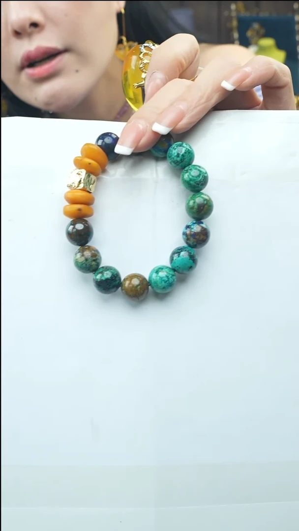 手链琥珀未镶嵌多样性发一