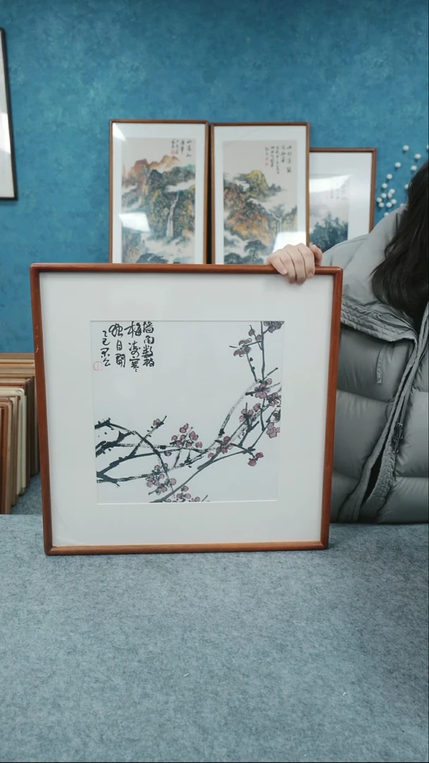【闪购商品】国画50*50本土老师花鸟
